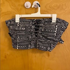 tribal print bathing suit top